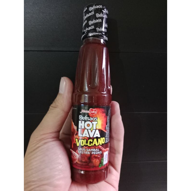 

Mamasuka Delisaos Hot Lava Volcano Kemasan 160 Gram