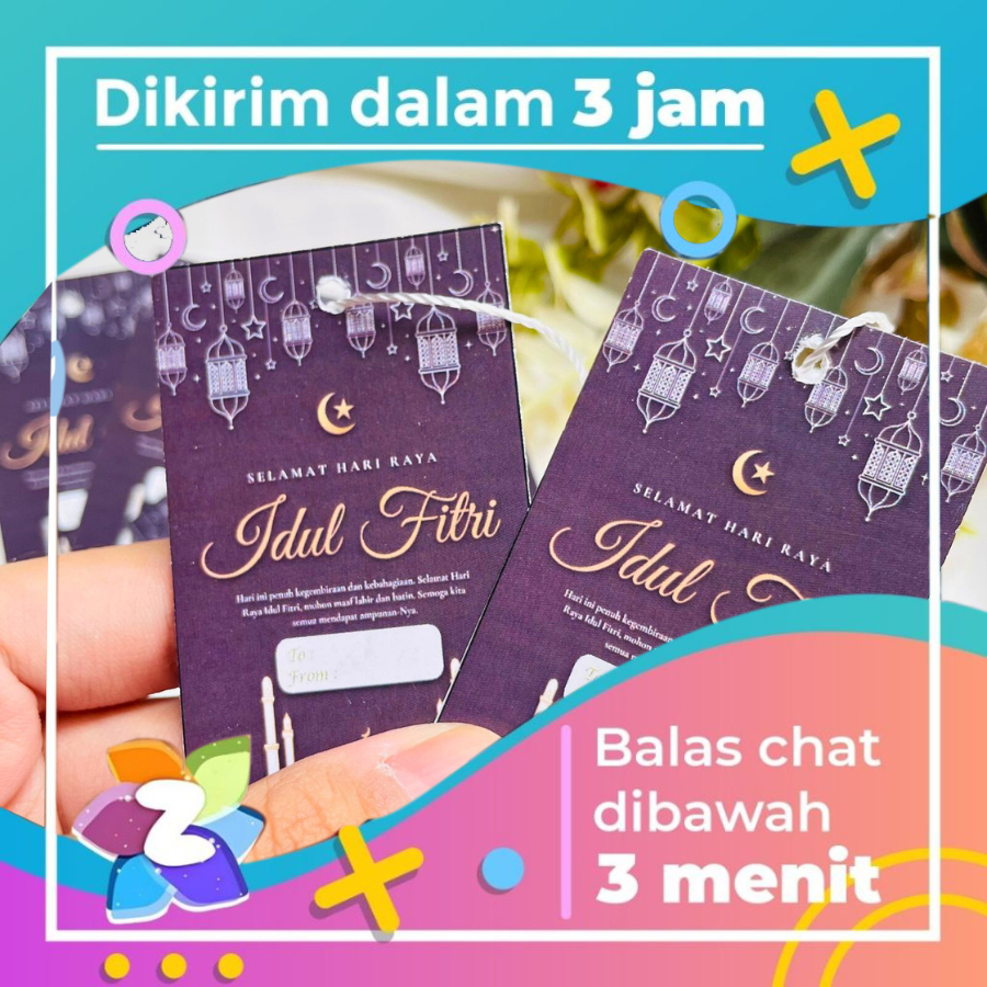 

Tag Idul Ftri - Hangtag hampers lebaran ap260 custom desain