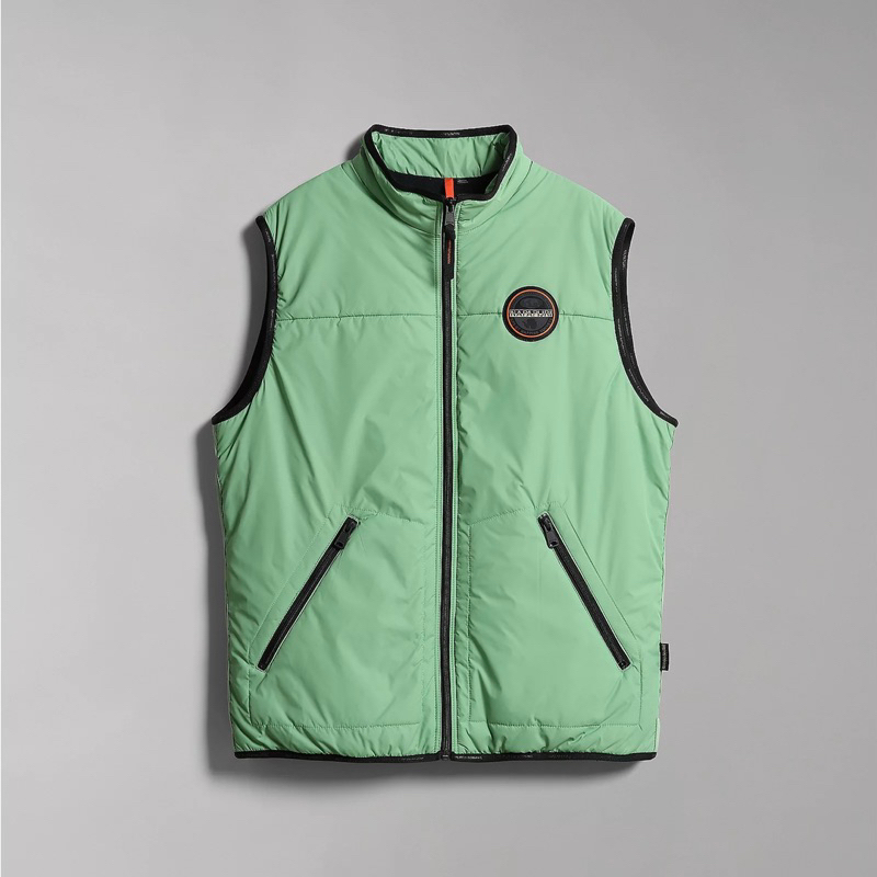 Napapijri Dalen Vest Jacket In Green