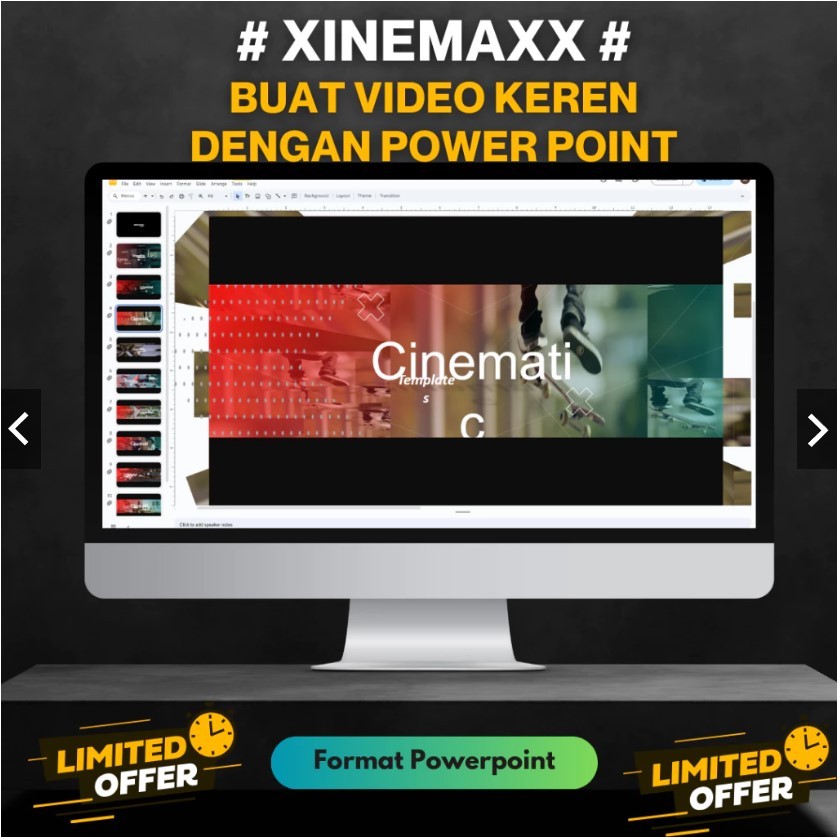 XINEMAXX Buat Video Keren dengan Powerpoint, Template Video Format Power Point