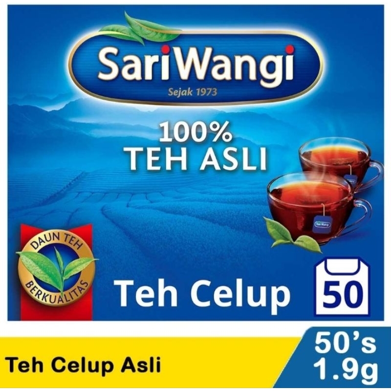 

TEH SARIWANGI ISI 30 / ISI 50 PER PACK