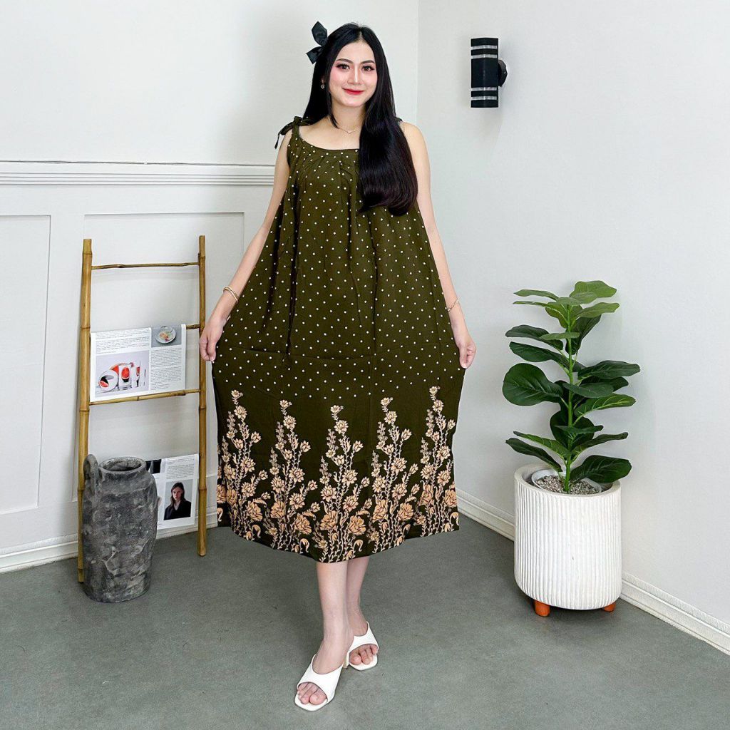 Daster Yukensi Jumbo ~ Daster Jumbo Yukensi tanpa Lengan Dress Yukensi