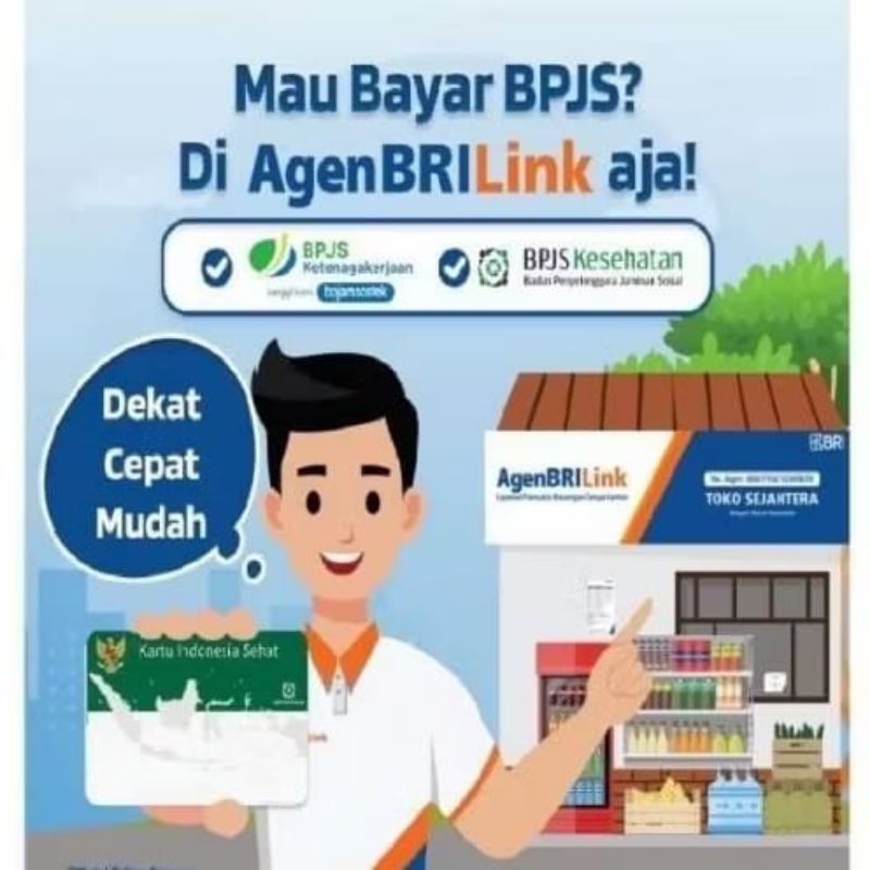 

STIKER VINYL POSTER AGEN BRILINK UKURAN : A3