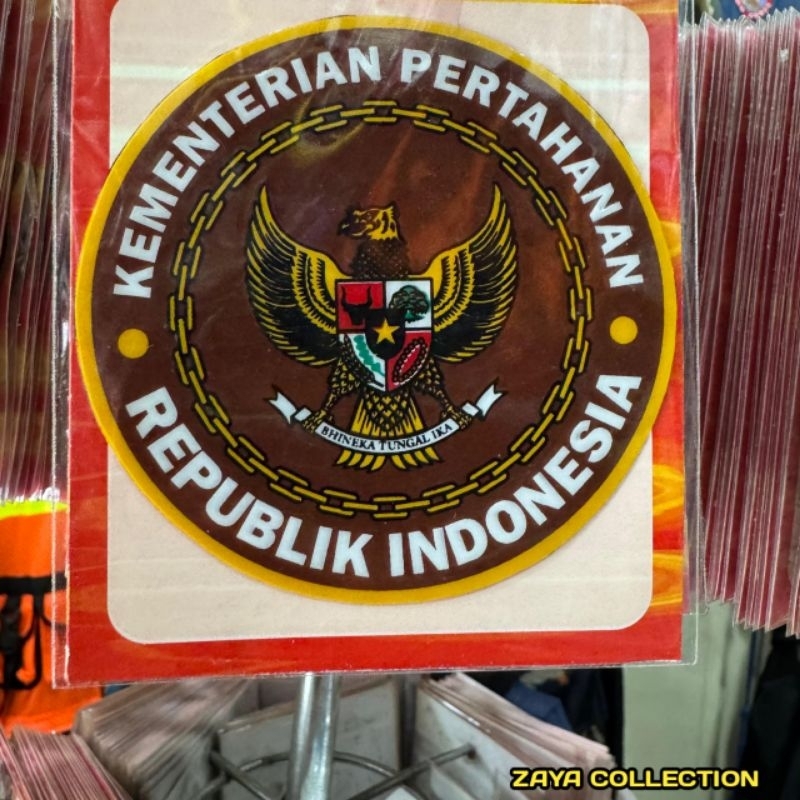

Stiker logo kemhan bulat