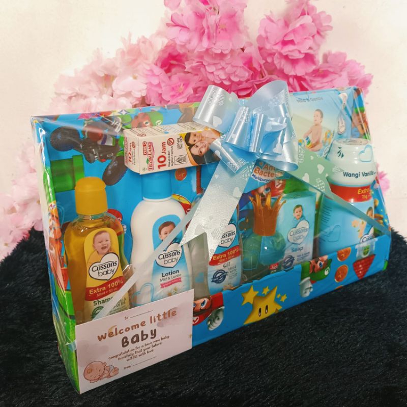Kado Bayi Baru Lahir Laki Laki Perempuan Murah Lengkap Hadiah Bayi Cewek Cowok Parsel Bayi