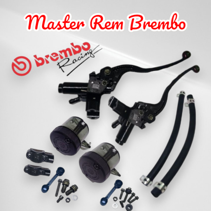 Master Rem Brembo Komplit / Handle Rem Kanan Kiri + 2 Tabung Nmax / PCX