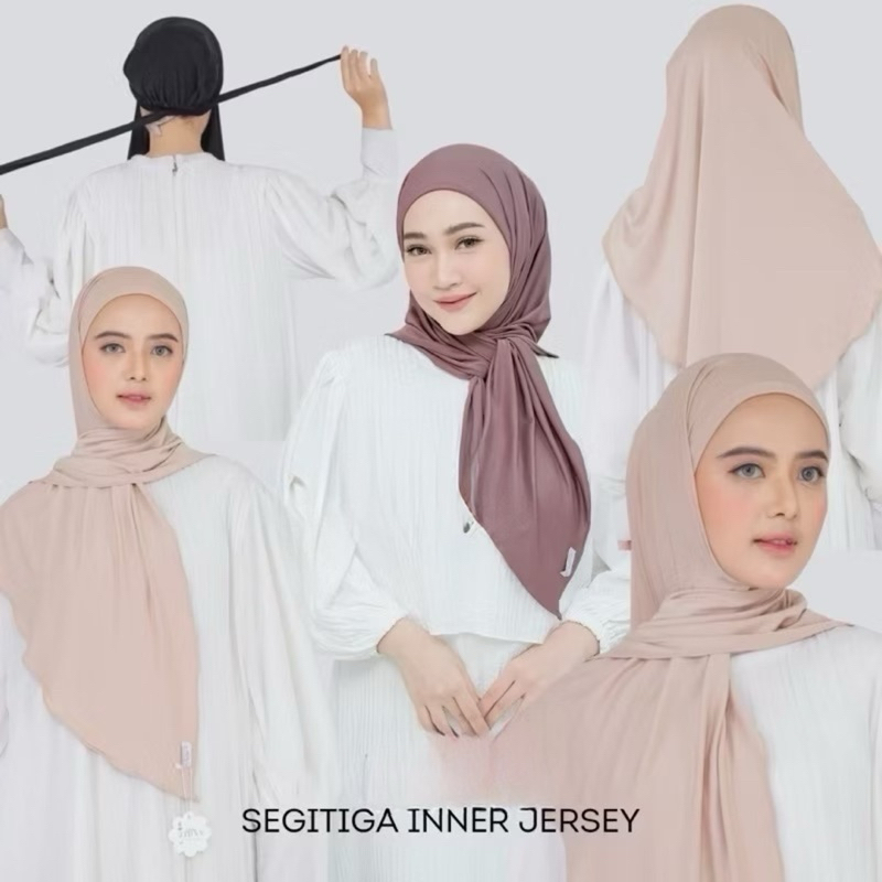 JILBAB SEGITIGA INNER TALI INSTAN JUMBO JERSEY PREMIUM BEST SELLER