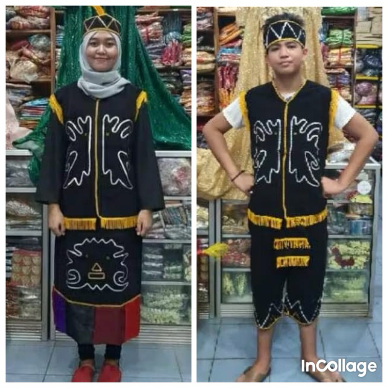 Baju Dayak Dewasa / Baju Adat Kalimantan
