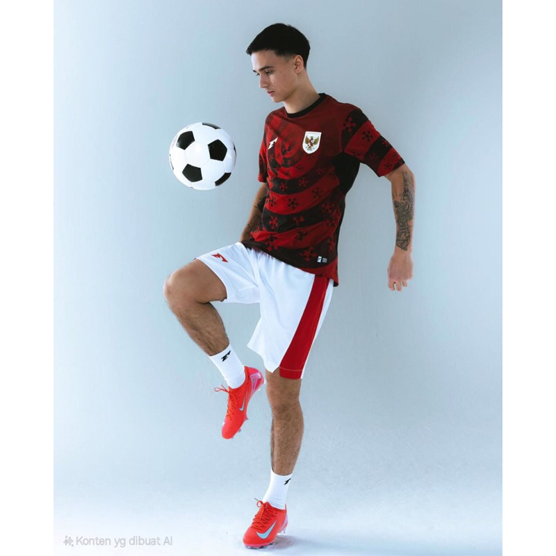 JERSEY PRE-MATCH TIMNAS INDONESIA 2025 Full Printing