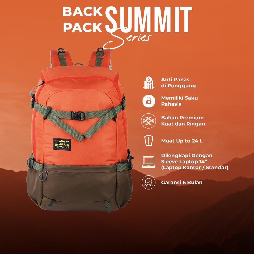 Tas Ransel, Backpack Atva Wanderer Summit Series jasper