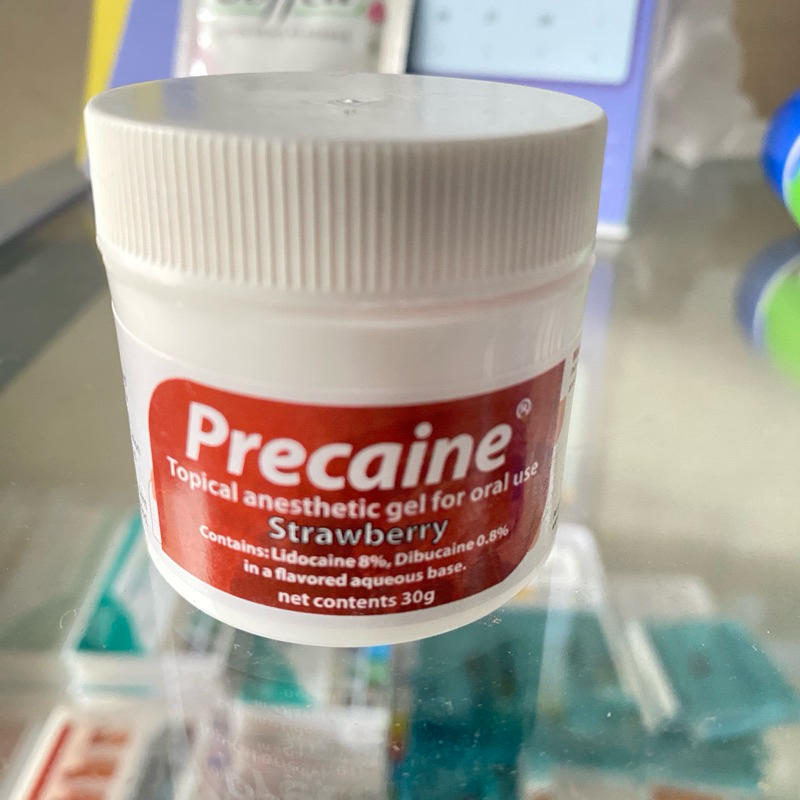Dental Precaine precain topical gel anesthetic anestesi topikal