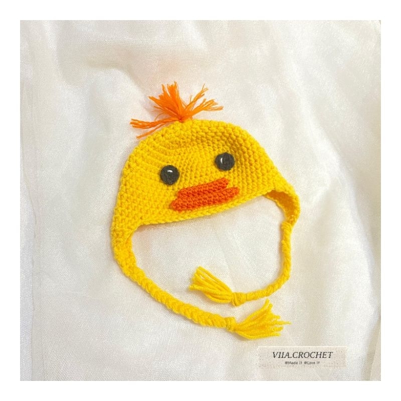 Baby Duck Hat Crochet