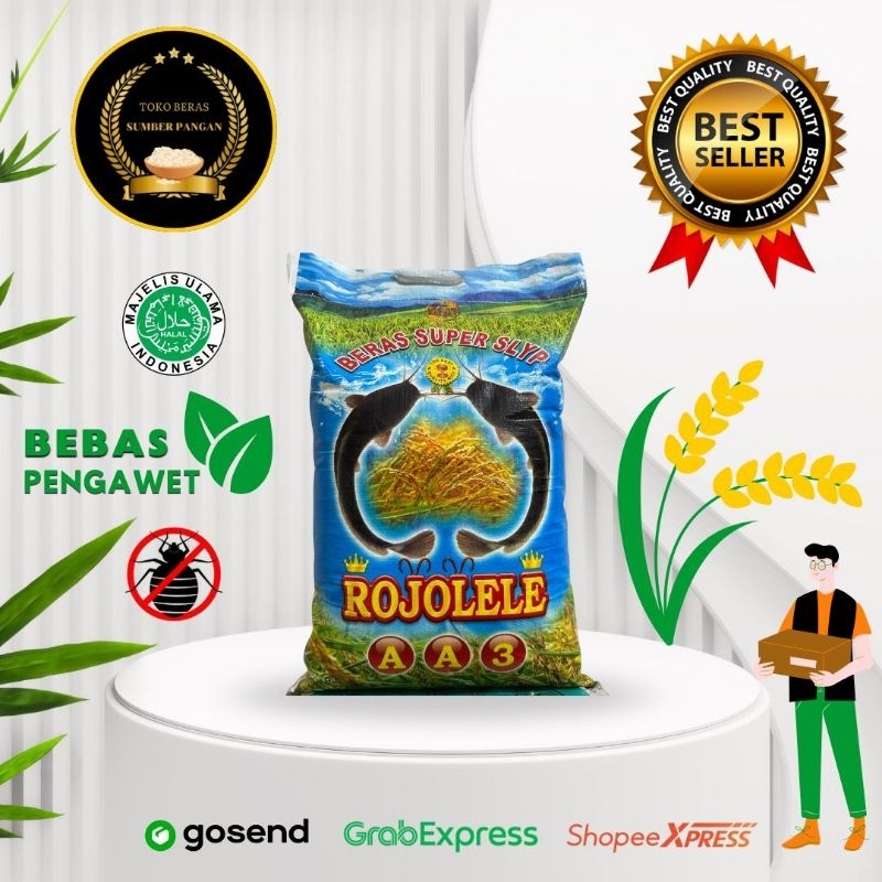 

Beras Rojolele AA3 5Kg 10Kg 20Kg