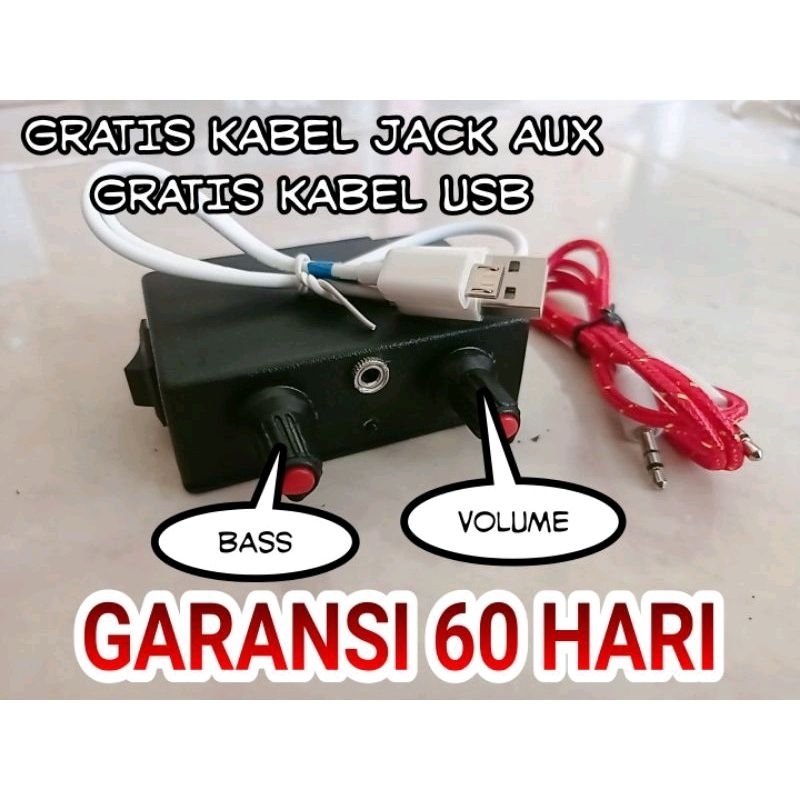 ampli mini 5v, 2 chanel bass+volume