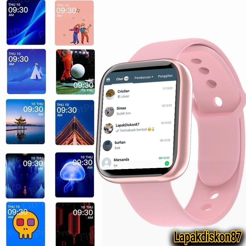 Jam Tangan Pintar Anak Pria Wanita Dewasa Smartwatch Terbaru Olahraga Sensor Detak Jantung Monitor K