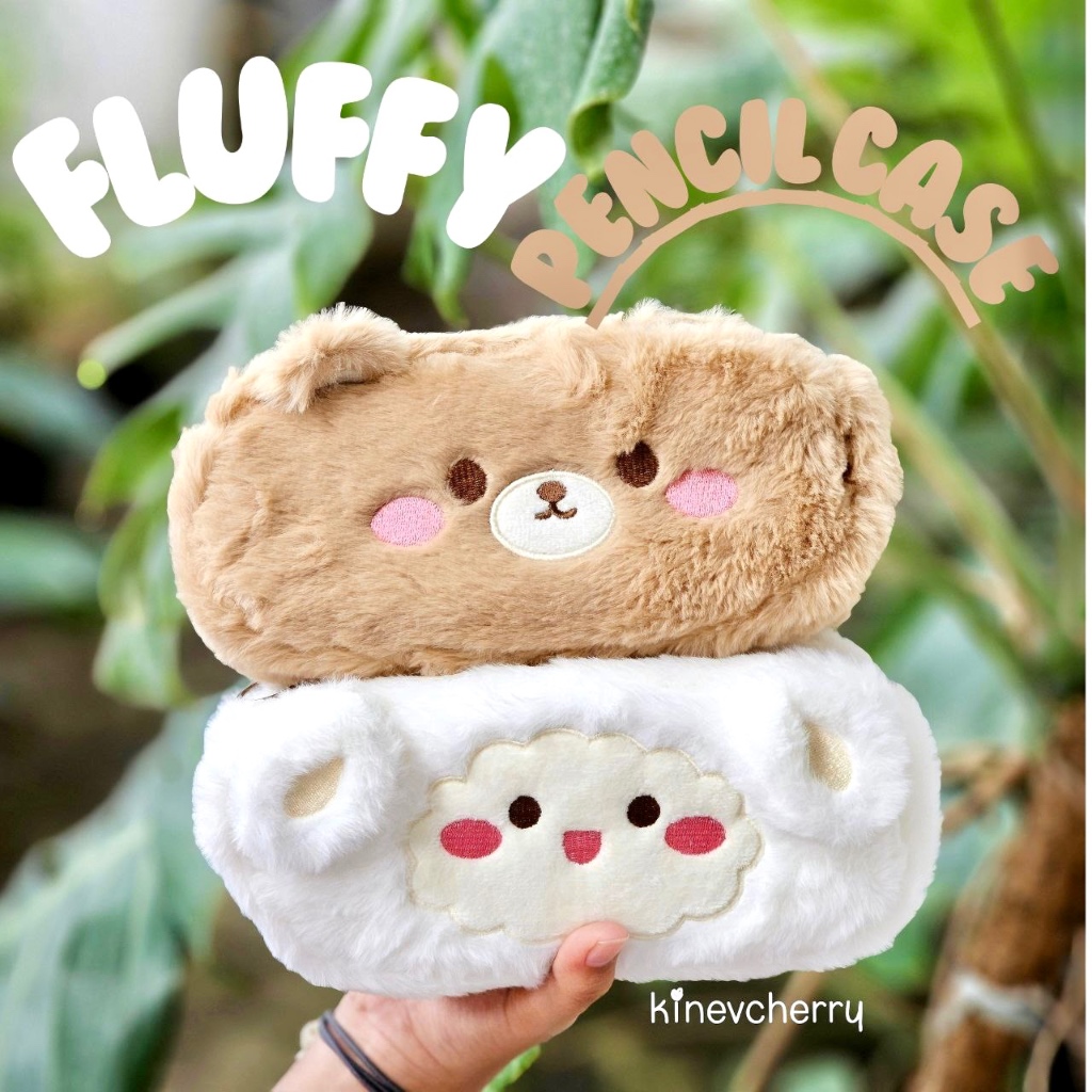 

Fluffy Pencil Case Aesthetic Soft Tebal