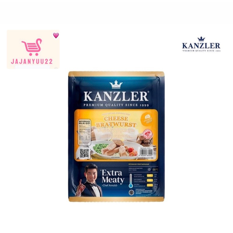 

KAZLER SOSIS CHEESE BRATWURST FRANK 360GRAM