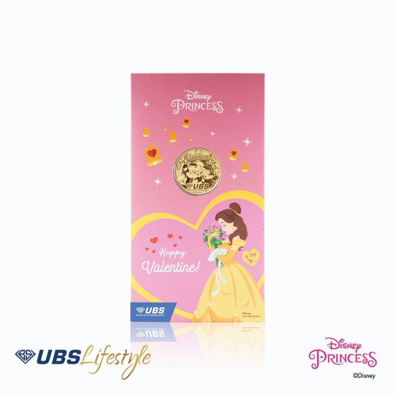 UBS 0.1 gr princess belle valentine day LM