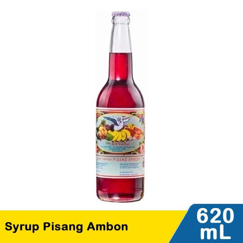 

Cap bangau syrup pisang ambon 620 ml
