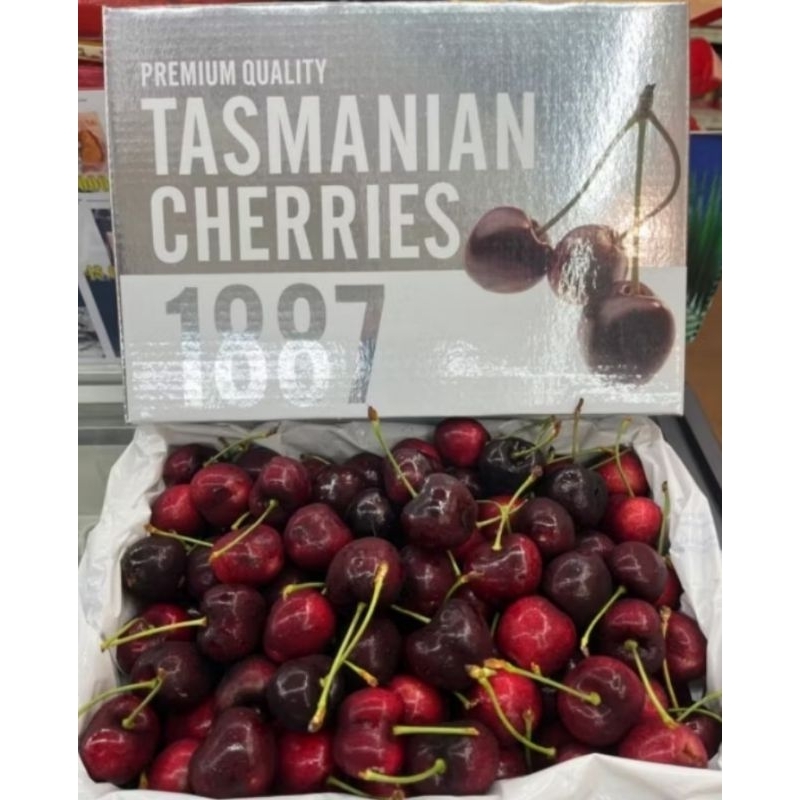 

Cherry tasmanian silver premium quality size 30-32 | 2kg/box