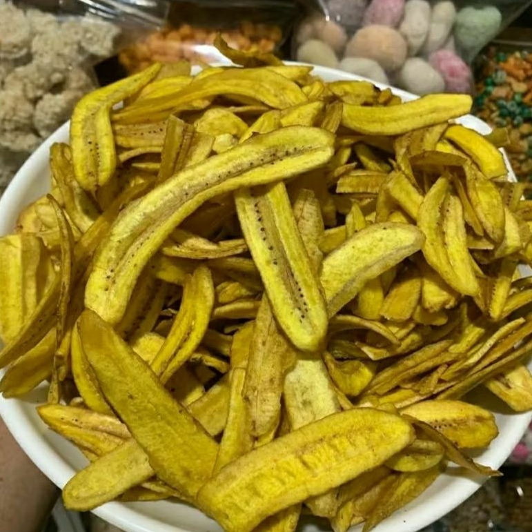 

Keripik Pisang Gurih Asin/Snack Keripik/Cemilan Keripik Pisang Asin Gurih 1 Kg