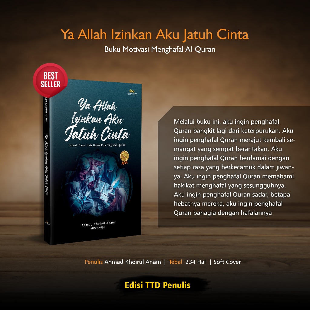 Ya Allah Izinkan Aku Jatuh Cinta - Edisi Cover Baru (via penulis)