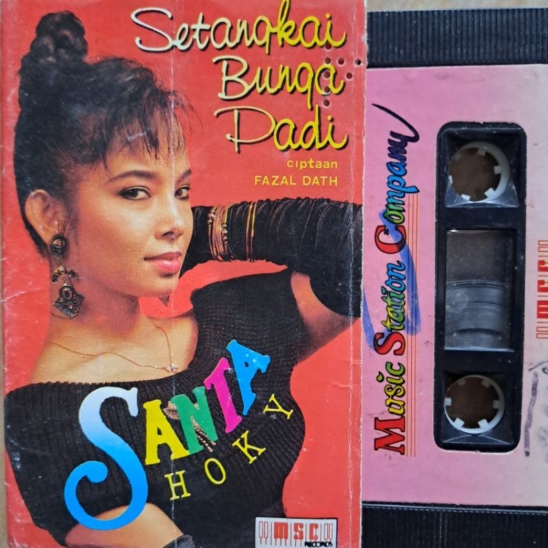 Kaset Dangdut Santa Hoky Album Setangkai Bunga Padi