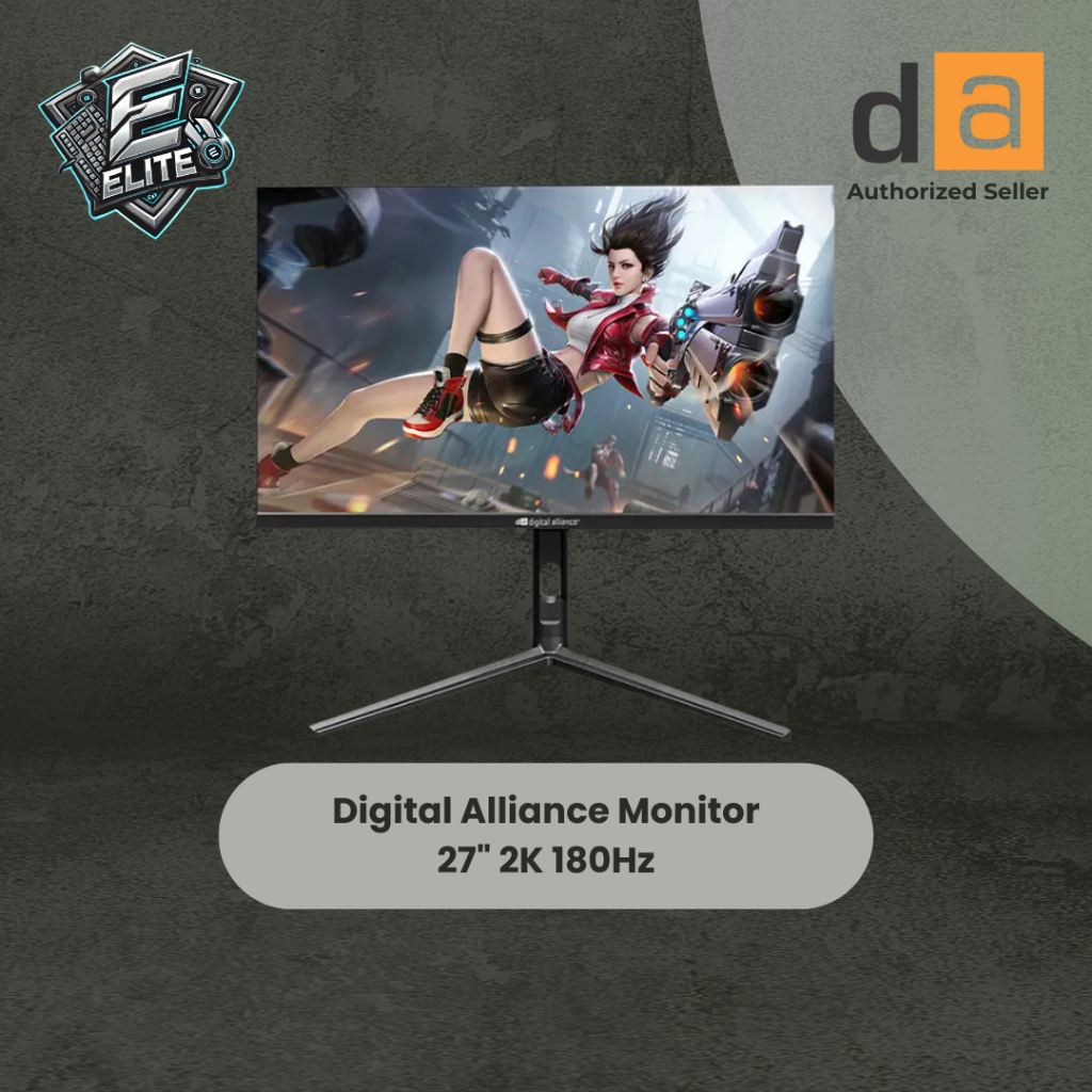 Monitor LED Digital Alliance 27" 180Hz IPS 2K 1ms 99% SRGB DA27-2KRE180