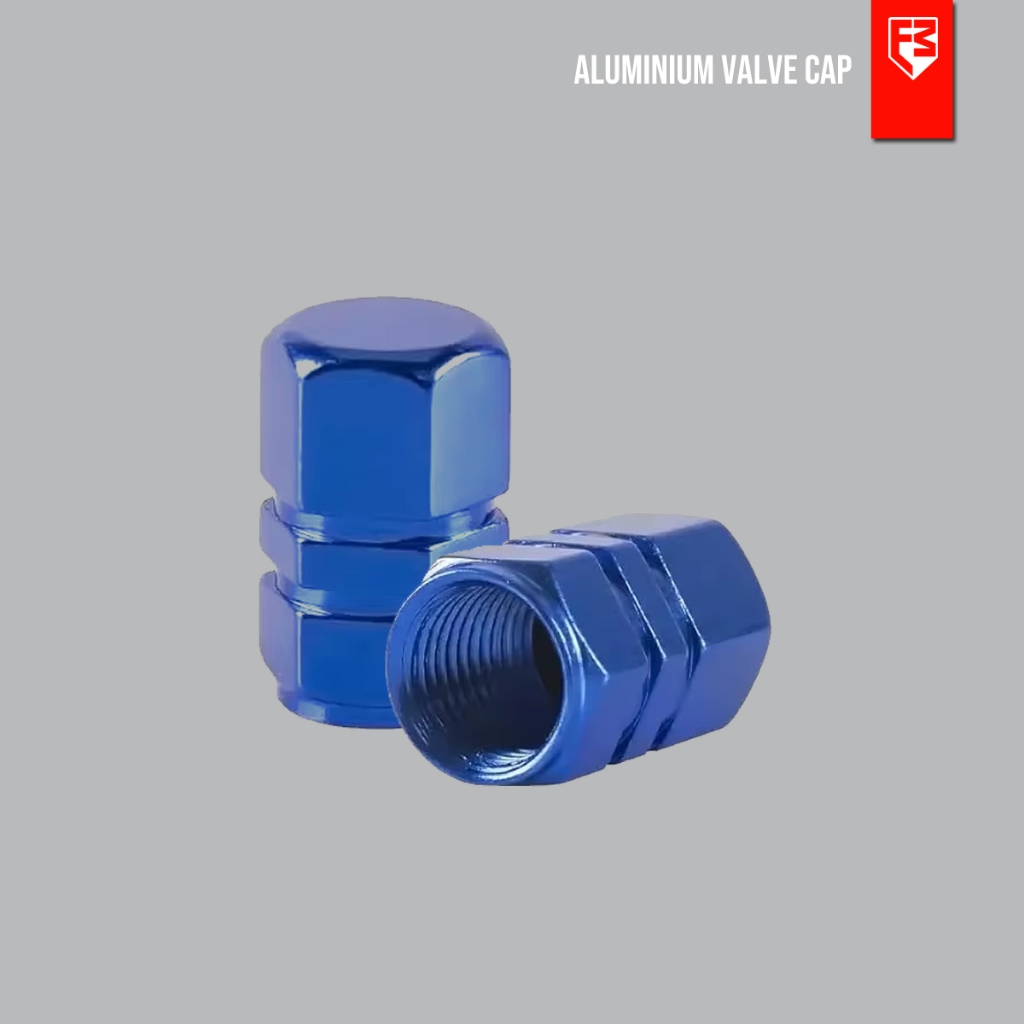 Tutup Pentil Aluminium Alloy Blue Ban Motor Mobil nmax vario pcx xmax vespa stylo