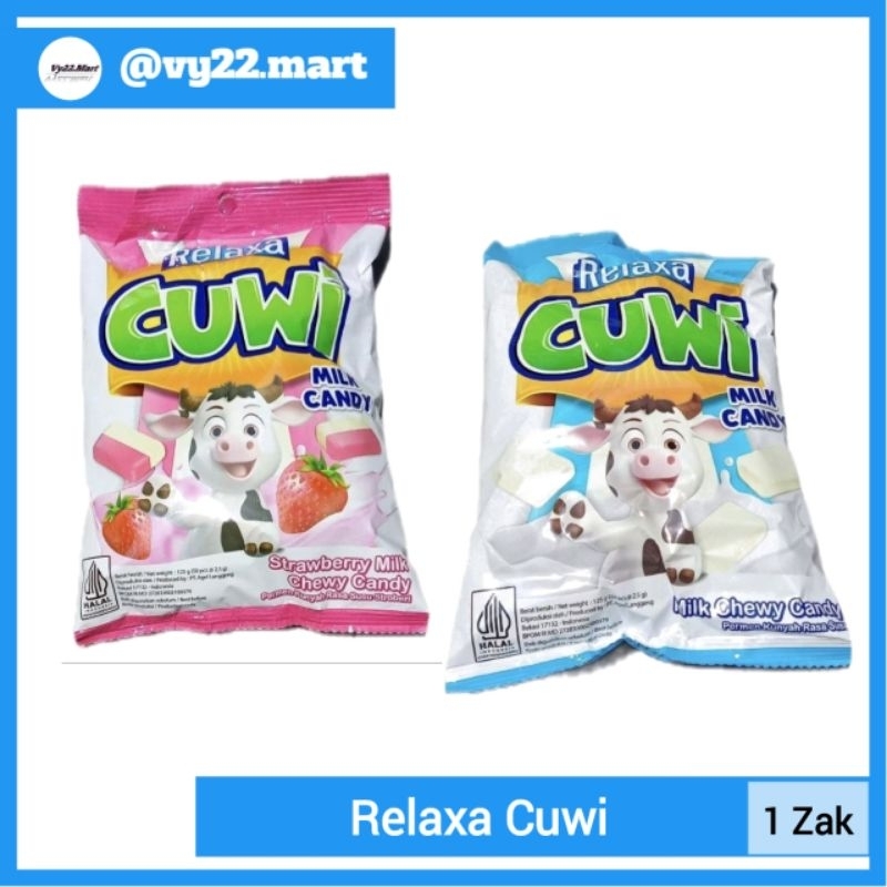 

Permen Relaxa Cuwi 1 Zak isi ±50 Butir Permen - Rasa Random