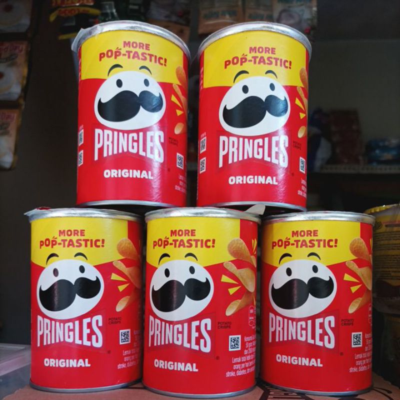 

Pringles Original 42gr 1pcs potato crisps Original halal