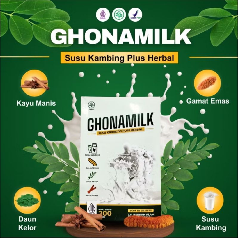

Ghonamilk | Susu Kambing Etawa 200 gr | Susu Herbal