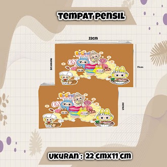 

Tempat Pensil Case Souvenir Karakter LABUBU