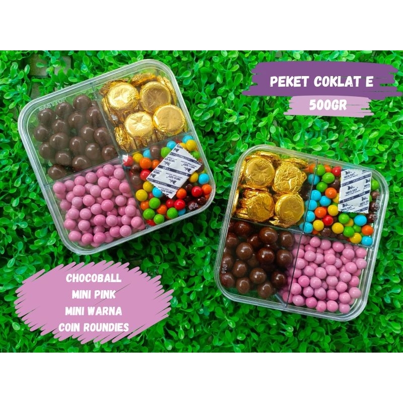 

SNACK ENACK - PAKET COKLAT E 500GR cemilan murah jajan enak