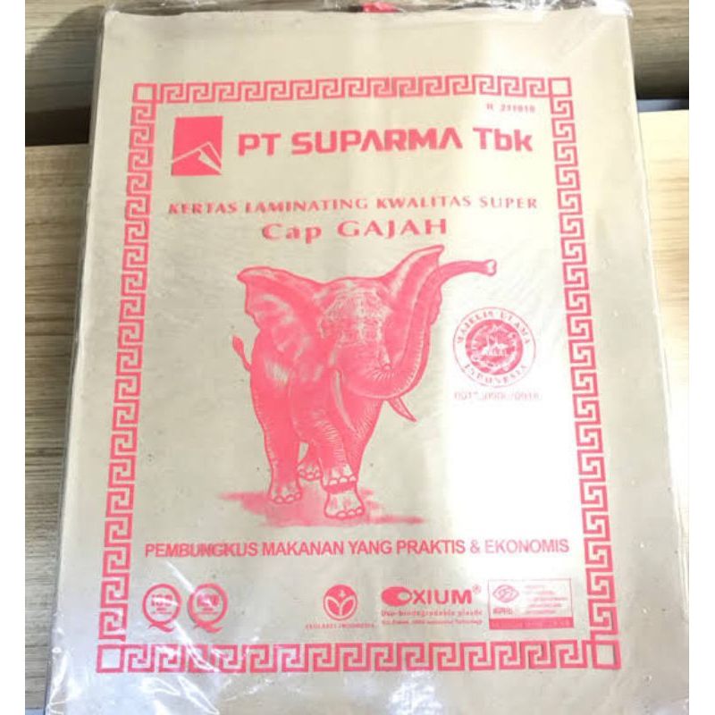 Kertas Nasi Gajah Merah