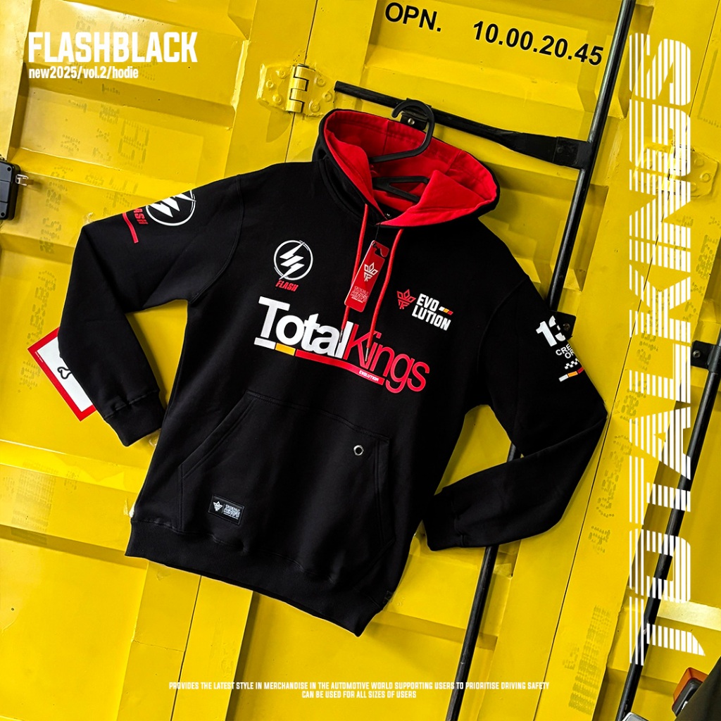 HOODIE TOTAL KINGS VOL 8 FLASH BLACK RED EDITION 2025