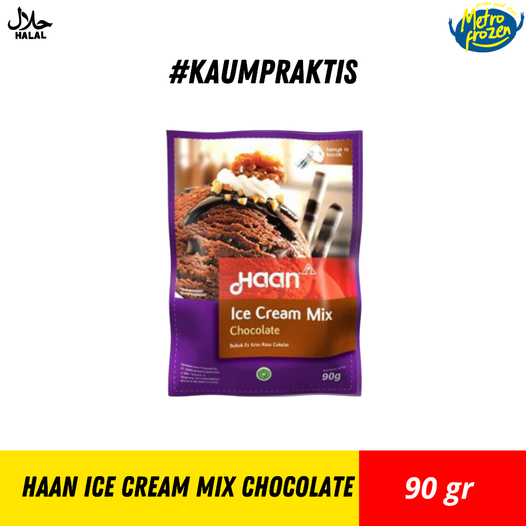 

HAAN Ice Cream Mix Chocolate & Mix Vanilla 90gr