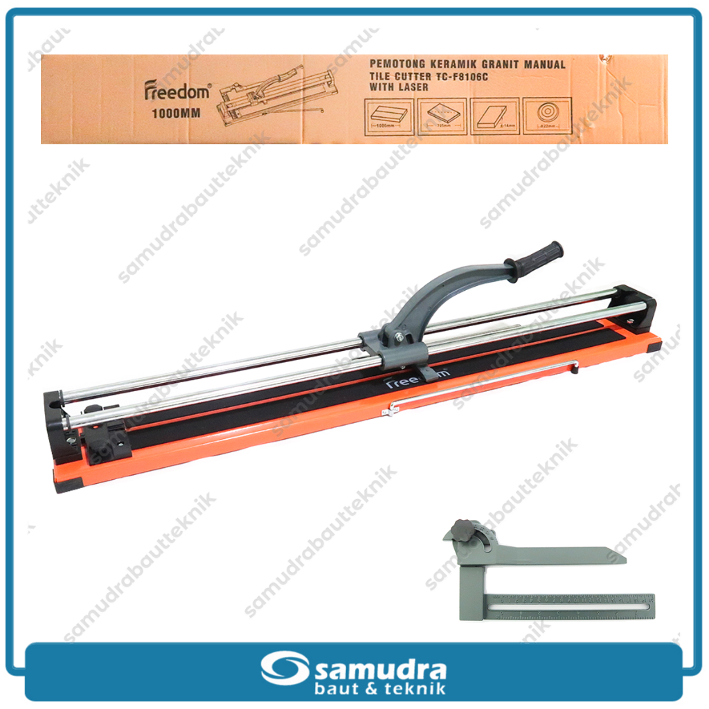 FREEDOM 40 inch 100 cm Alat Potong Keramik Granit Manual Tile Cutter Laser Bearing