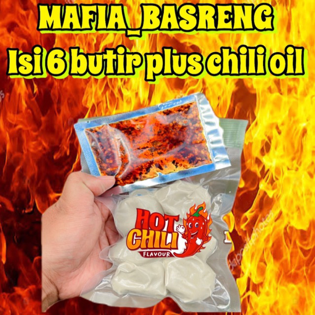 

Basreng Mentah Chili Oil viral jajanan anak muda