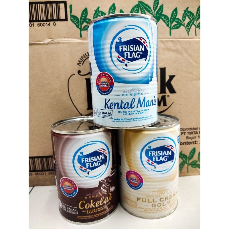 

Frisian flag susu kental manis putih/coklat/Gold 490gram