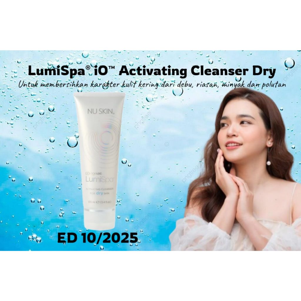 NU SkIn Activating Cleanser LumiSpa Dry Pembersih Wajah Yang Cocok Untuk Kulit Wajah Kering