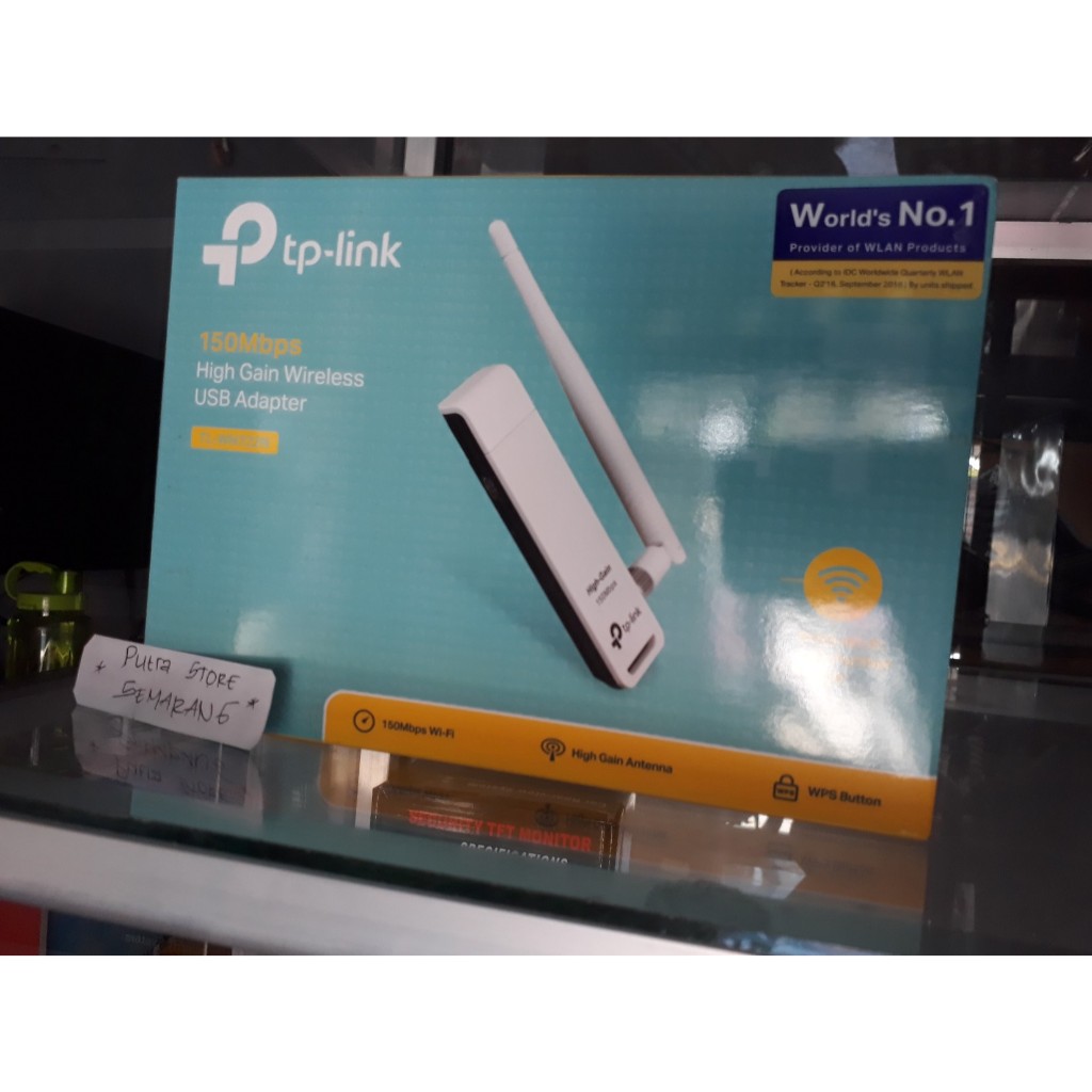 Usb wifi tplink original plus antena external wifi external laptop PC tambahan wifi untuk komputer d