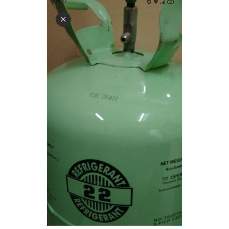 Tabung Freon bekas kosong