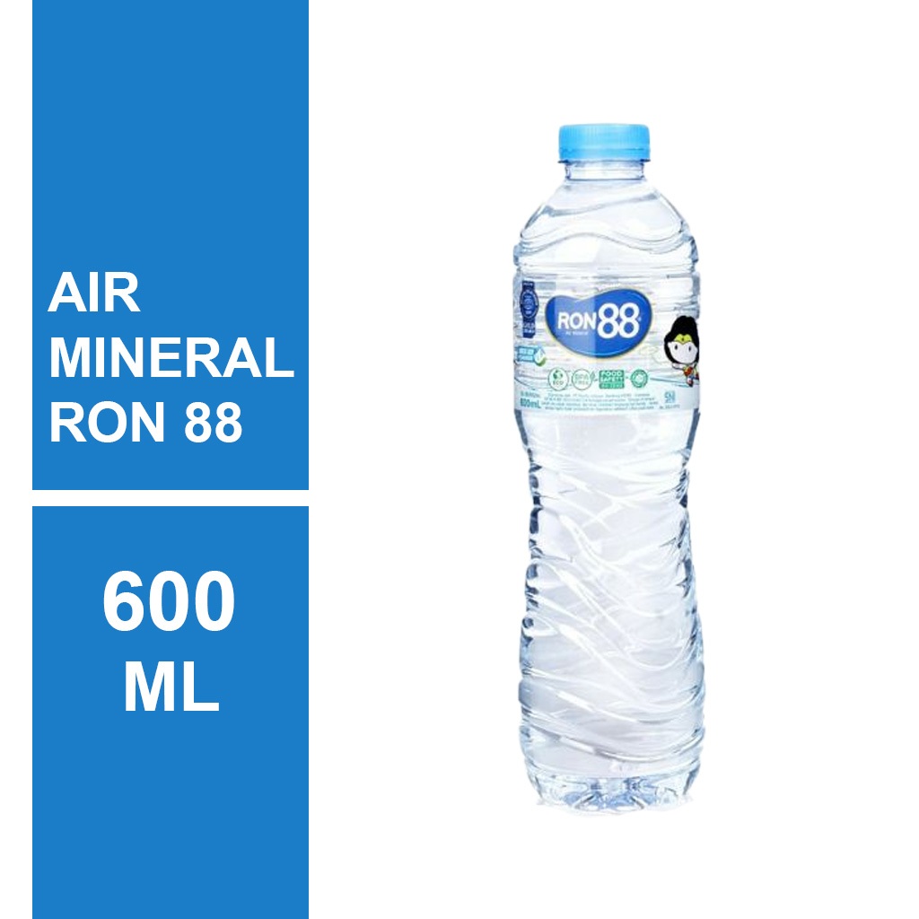 

Air Mineral Ron 88 Botol Sedang 600 Ml