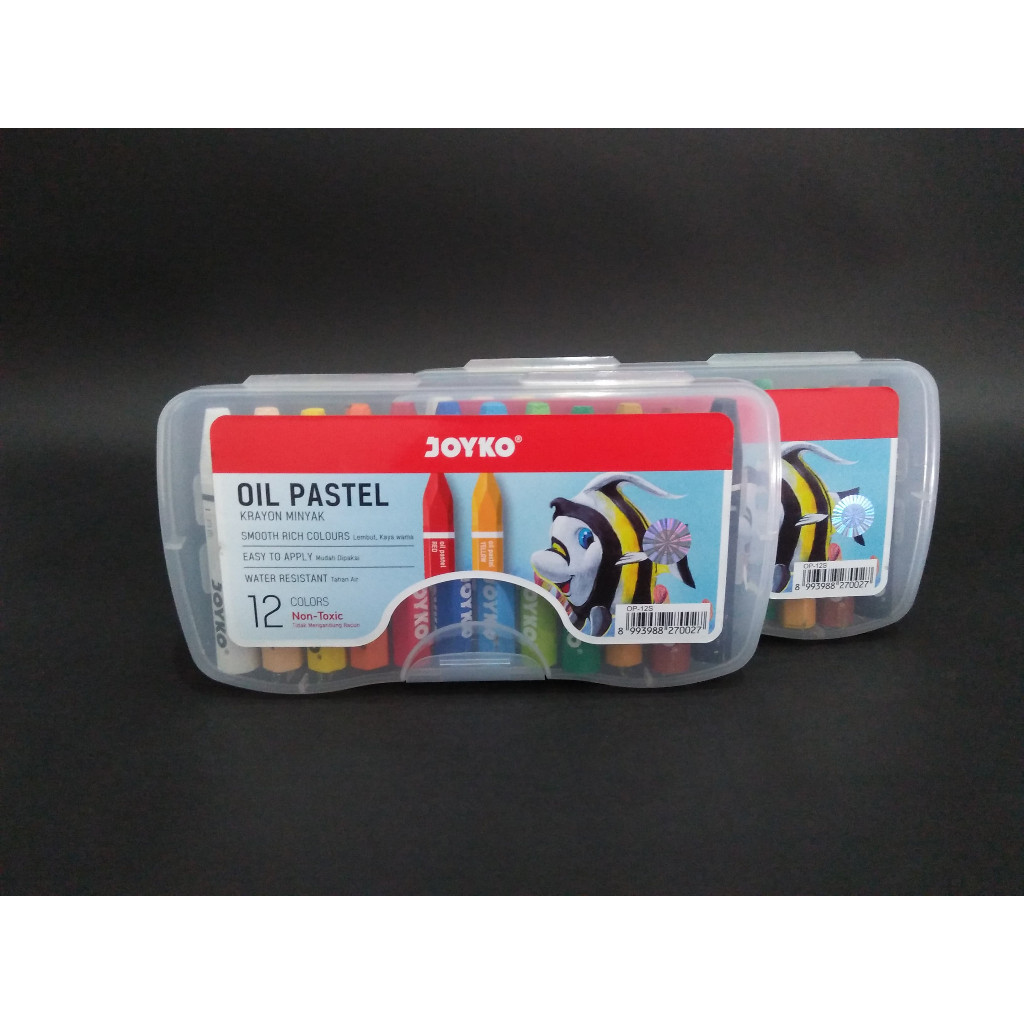 

Crayon Oil Pastel Joyko 12 Warna