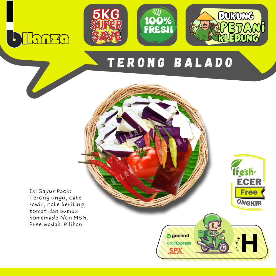 

Bllanza | Terong Balado — Sayur Pack — Sahabat Makan Sayur ECER (H)