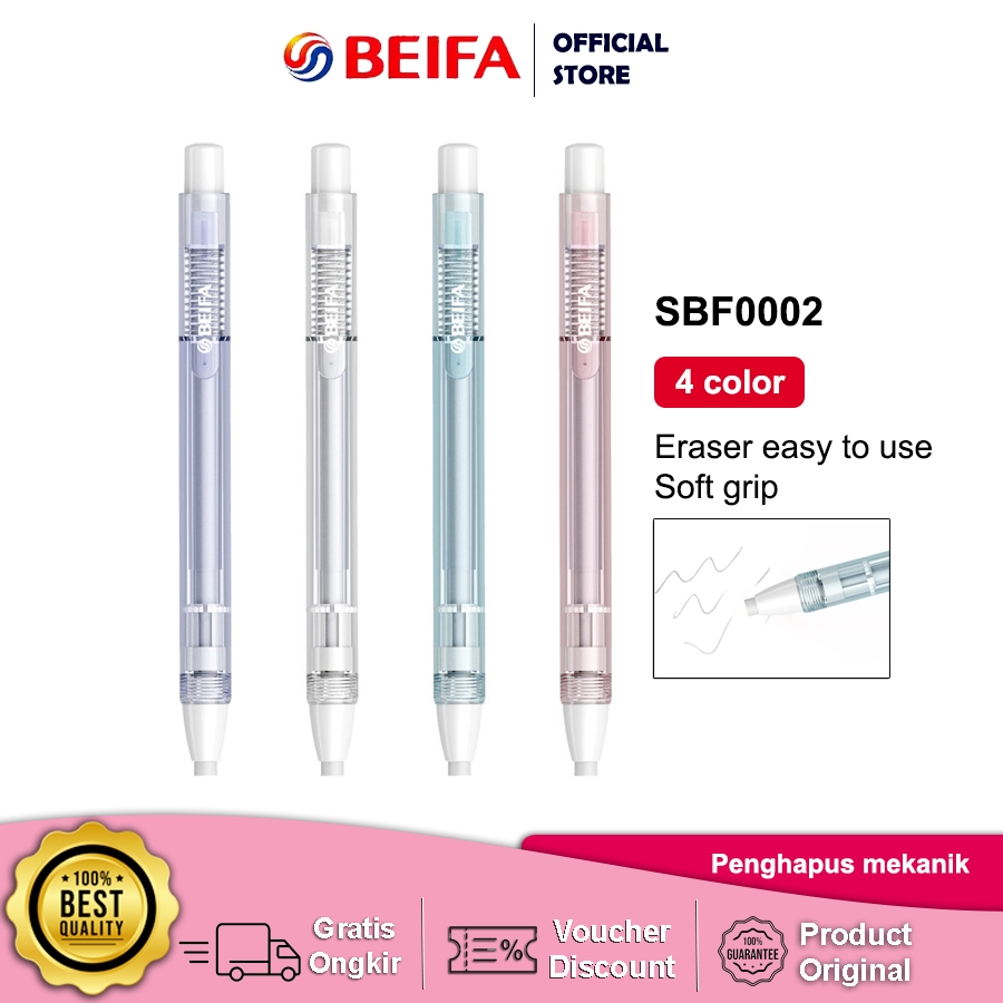 

Beifa Penghapus Eraser Sliding / Mekanik SBF0002