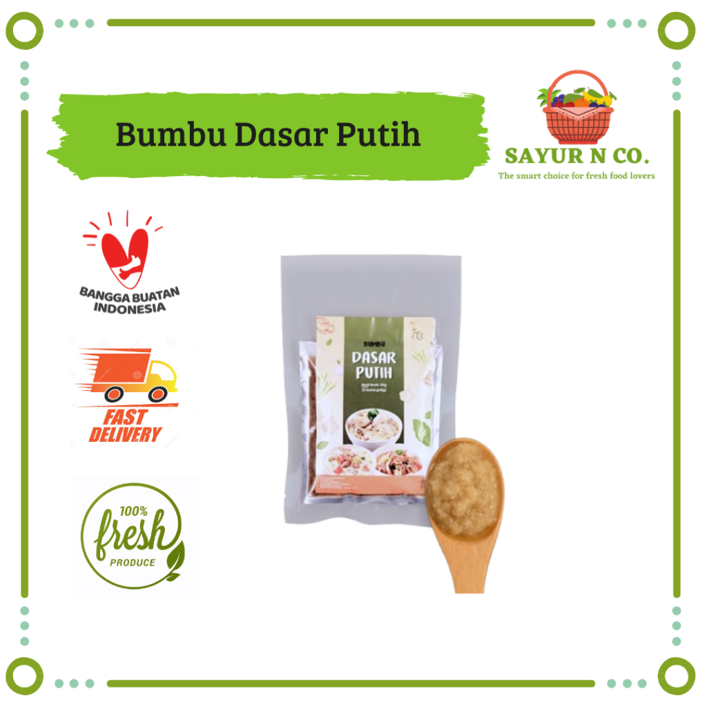 

Bumbu Dasar Putih Sachet 135gr | Sayur N Co Bekasi