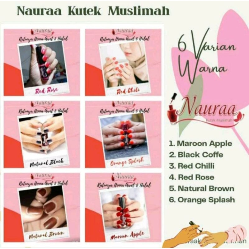 Kutek naura halal / kutek sah sholat / kutek halal / kutek naura