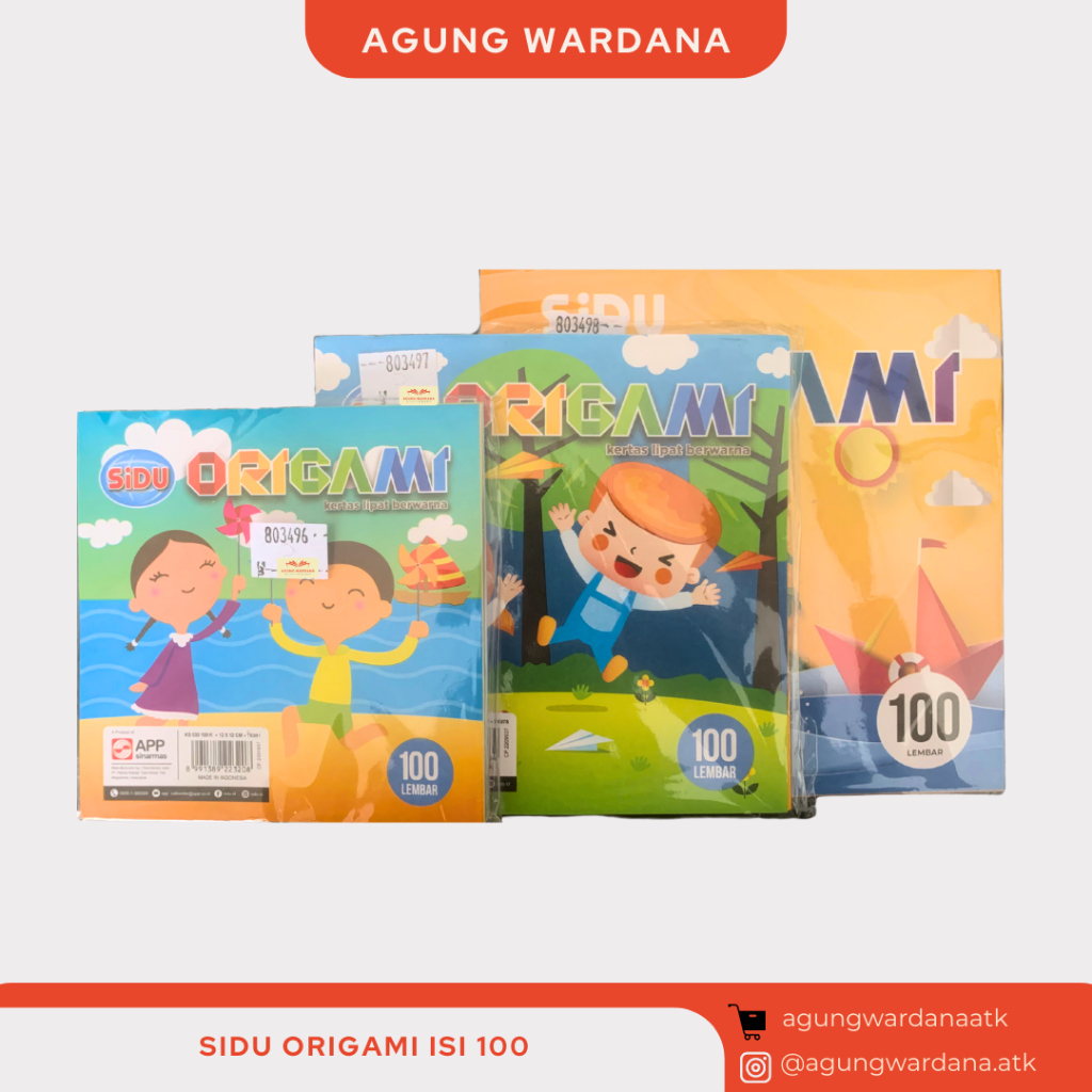 

SIDU ORIGAMI KERTAS LIPAT ISI 100 LEMBAR